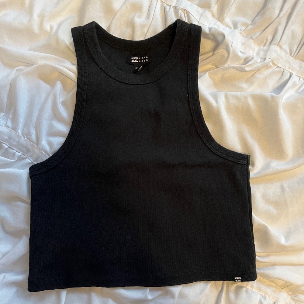 Billabong Black Crop Tank - Small